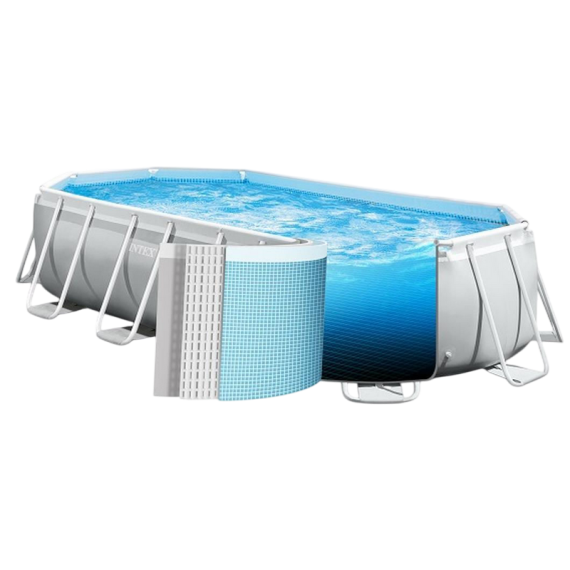 26796 PISCINA CARCAS METAL OVAL 610Х305×122СM,