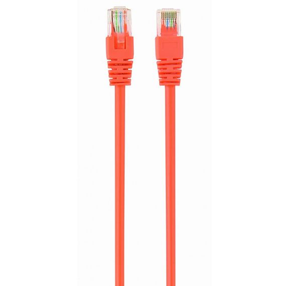0.25M, PATCH CORD  ORANGE, PP12-0.25M/O, CAT.5E, CABLEXPERT, MOLDED STRAIN...