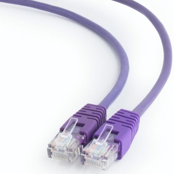 PATCH CORD CAT.6/FTP,    0.5M, PURPLE, PP6-0.5M/V, CABLEXPERT