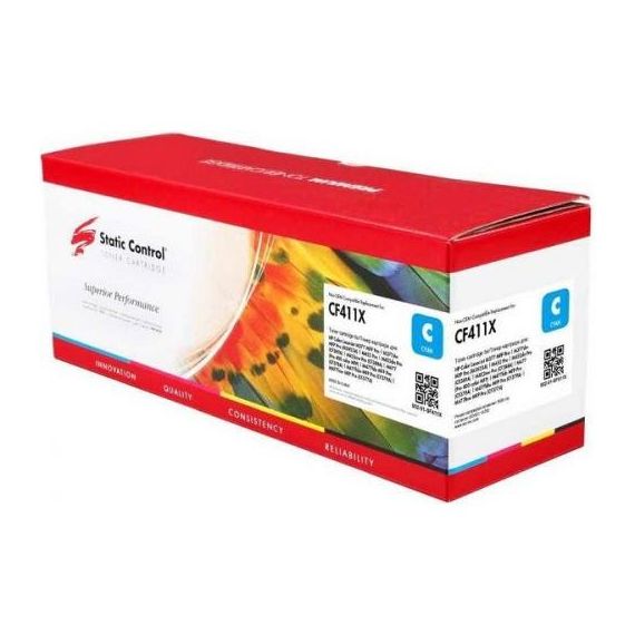 LASER CARTRIDGE FOR HP CF411X CYAN COMPATIBLE SCC 002-01-SF411X