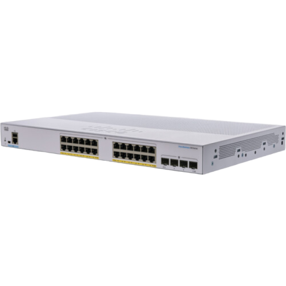 24-PORT GIGABIT POE SMART SWITCH CISCO CBS250-24P-4G, 4 X 1G SFP