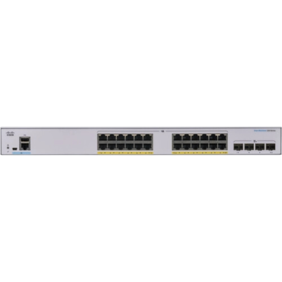 24-PORT GIGABIT FULL POE SMART SWITCH CISCO CBS250-24FP-4X, 4 X 10G SFP+