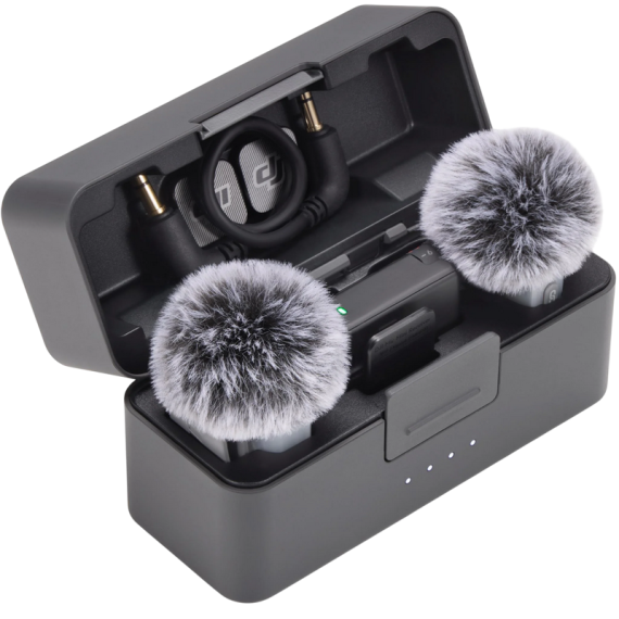 DJI MIC MINI 2 (2 TX + 1 RX + CHARGING CASE), BLACK
