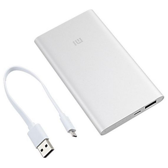 POWER BANK 2, XIAOMI 5000 MAH, SILVER