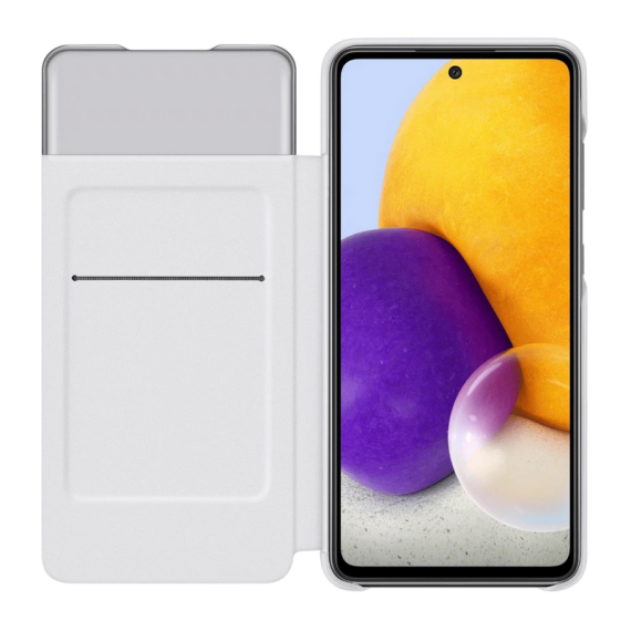 ORIGINAL SAM. S VIEW WALLET COVER GALAXY A72, WHITE