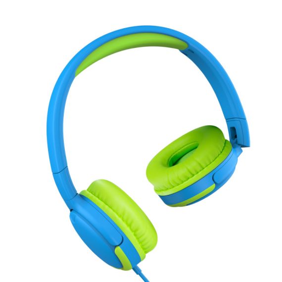 XO HEADPHONES KIDS, EP47 STEREO, BLUE-GREEN