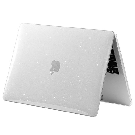 SMARTSHELL TECH-PROTECT FOR MACBOOK AIR 13 M2-M5 2023-2026, GLITTER CLEAR