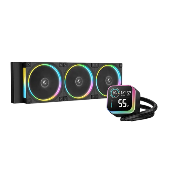 AIO LIQUID COOLING DEEPCOOL "LQ360 ULTRA ARGB" (<32DBA, 500-2150RPM, 55CFM,...