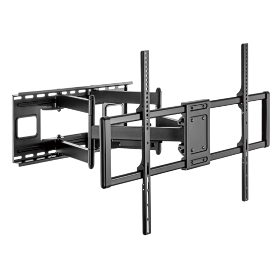WALL MOUNT  GEMBIRD "WM-120ST-01" BLACK 60"-120", 120KG, VESA:UP 900X600,...