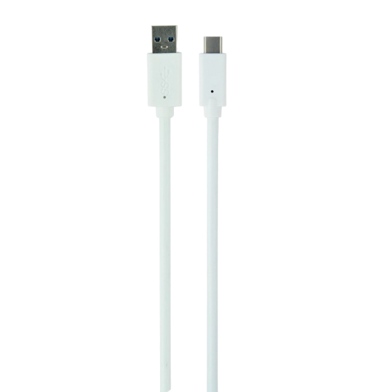 CABLE  TYPE-C / USB3.0, AM/CM, 3.0 M, CABLEXPERT, WHITE, CCP-USB3-AMCM-W-10