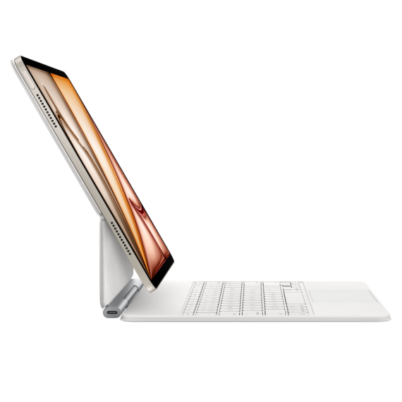 MAGIC KEYBOARD FOR IPAD AIR 13‑INCH (M2, M3) - RUSSIAN - WHITE