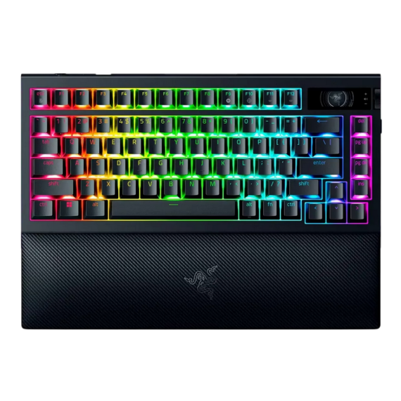 GAMING KEYBOARD RAZER BLACKWIDOW V4 PRO 75% HOT-SWAPPABLE US LAYOUT BLACK