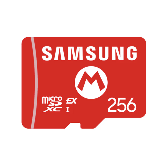 NINTENDO SWITCH 2 MICRO SD CARD SAMSUNG RED 256GB