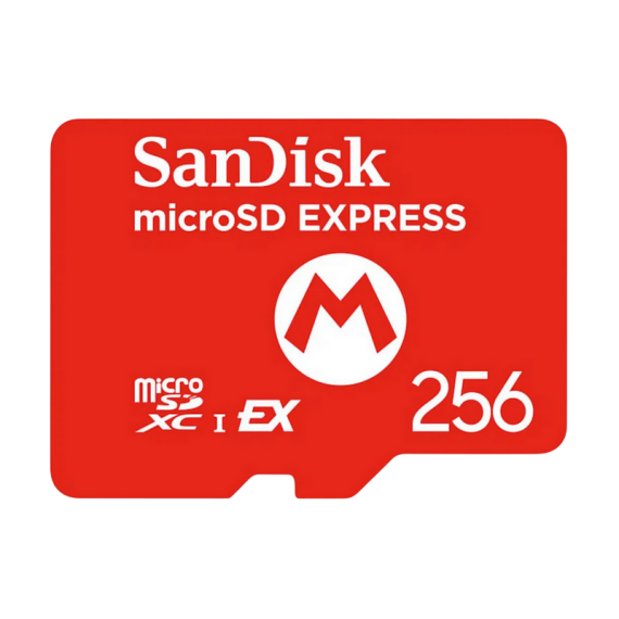 NINTENDO SWITCH 2 MICRO SD CARD SANDISK RED 256GB