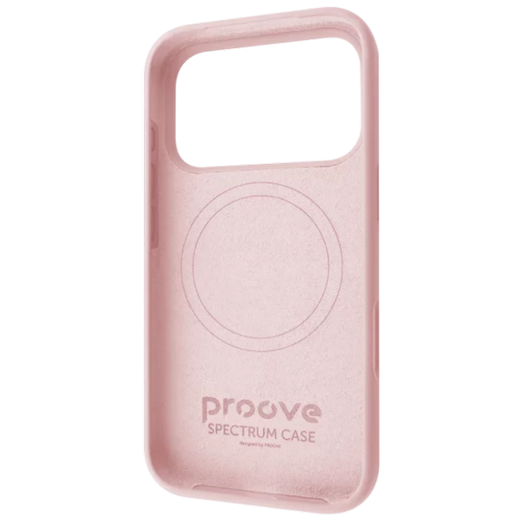 PROOVE APPLE IPHONE 17 PRO, SPECTRUM WITH MAGSAFE ,POWDER PINK TPU