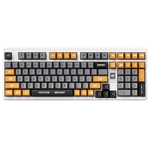 GAMING WIRELESS KEYBOARD MCHOSE X UNBOX THERAPY UT98, MECHANICAL, 98%...