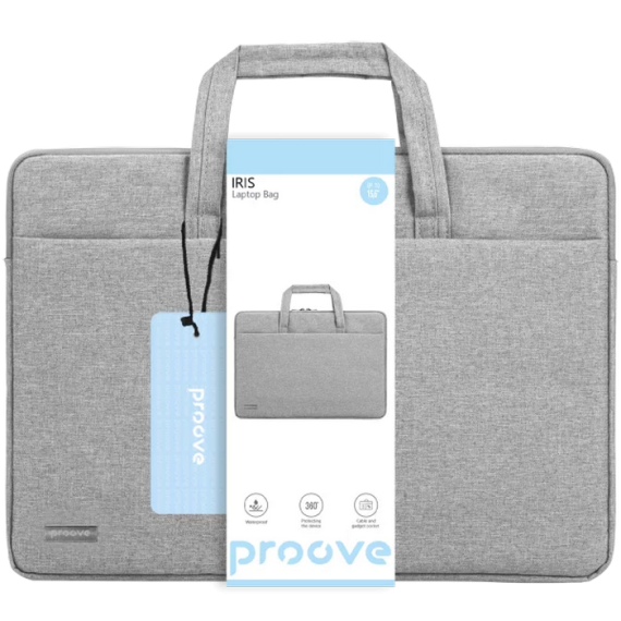 NB BAG PROOVE IRISI, FOR LAPTOP 15.6" & CITY BAGS, LIGHT GRAY