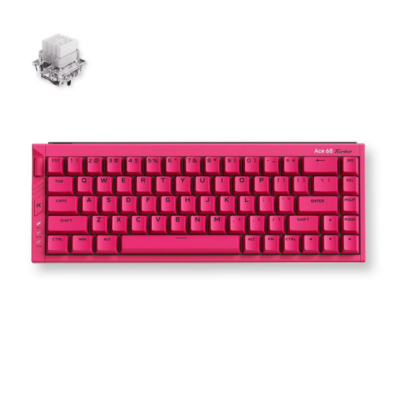 GAMING KEYBOARD MCHOSE ACE 68 TURBO, HALL EFFECT MECHANICAL, 65% LAYOUT,...