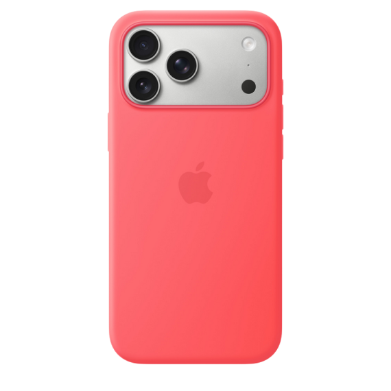 IPHONE 17 PRO MAX SILICONE CASE WITH MAGSAFE- BRIGHT GUAVA, MODELA3559