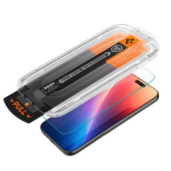 SPIGEN IPHONE 16 PRO MAX / 17 PRO MAX, GLAS. TR EZ FIT PRO, 1PCS, TEMPERED...