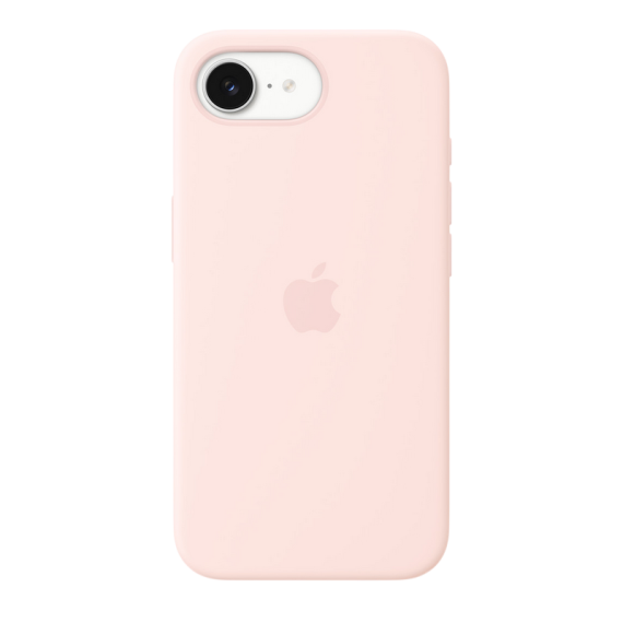 IPHONE 17E SILICONE CASE WITH MAGSAFE- SOFT PINK, MODELA3646