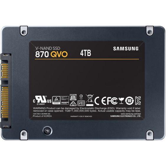 SSD 2.5"  SAMSUNG SSD 870 QVO 4.0TB (MZ-77Q4T0BW)