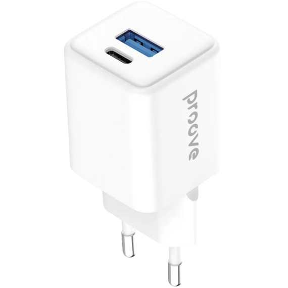 INCARCATOR PROOVE POCKET GAN 30W (TYPE-C + USB), WHITE