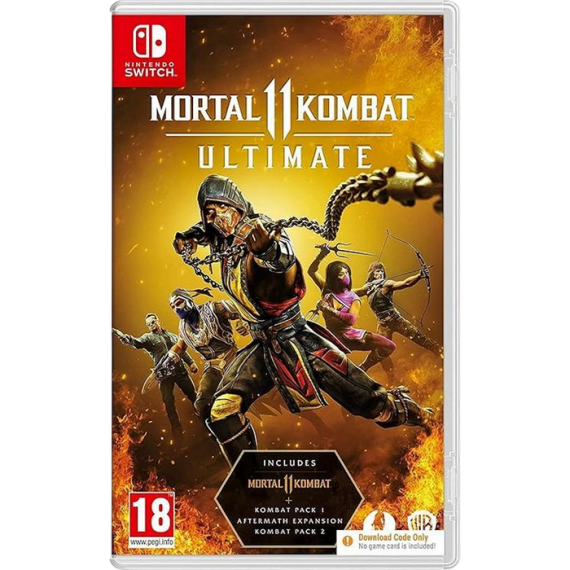 GAME FOR NINTENDO SWITCH MORTAL KOMBAT 11 ULTIMATE (CODE IN BOX)