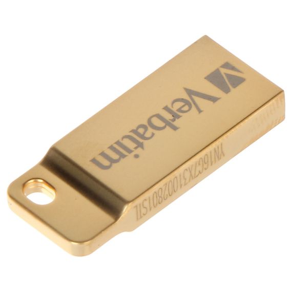 USB FLASH DRIVE VERBATIM METAL EXECUTIVE 64GB, GOLD