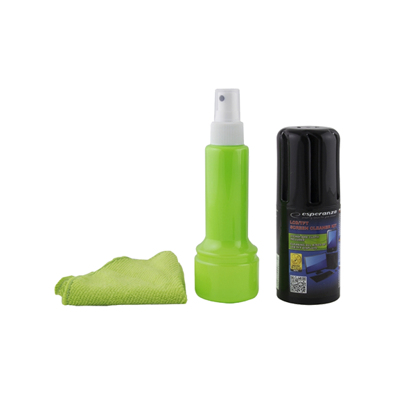ESPERANZA ES122M  LCD/TFT CLEANER + MICROFIBER CLEANING CLOTH, 150ML