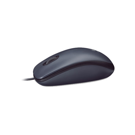 LOGITECH M90 OPTICAL MOUSE, DARK, USB
