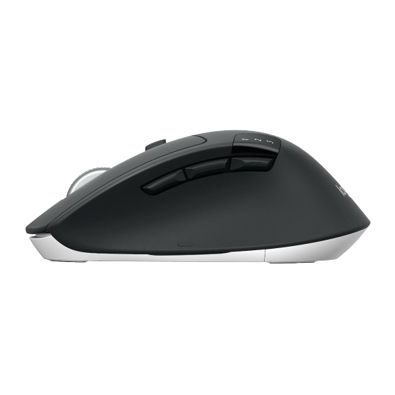 LOGITECH BLUETOOTH MOUSE M720 TRIATHLON, BLACK/WHITE, OPTICAL MOUSE, MULTI-DEVICE, HYPER-FAST SCROLLING, SWITCHING SEAMLESSLY BETWEEN 3 COMPUTERS, BLU