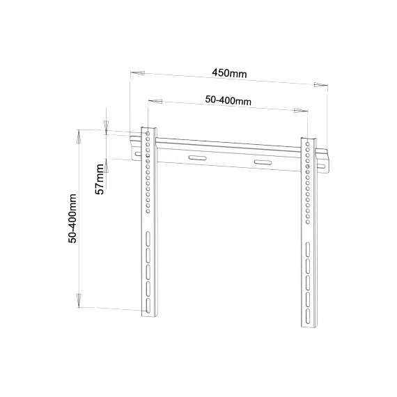 SBOX PLB-114M SUPORT TV PERETE 23''-55'',VESA 400 X 400 ,GREUTATE SUPORTATA 60 KG