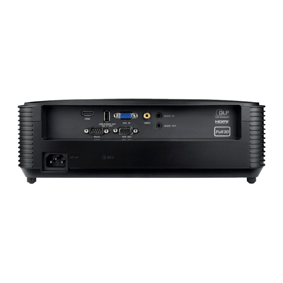OPTOMA S343E  DLP 3D, SVGA, 800X600, THROW RATIO 1.94 - 2.16:1, DISTANCE: 1,2-12M, 22000:1, 3800LM, 15 000 HRS (ECO+), HDMI, VGA, USB, 10W SPEAKERS, B