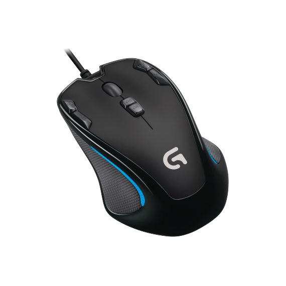 LOGITECH GAMING MOUSE G300S , 2500DPI, 9 PROGRAMMABLE CONTROLS, ADJUSTABLE 7-COLOR ZONE, USB