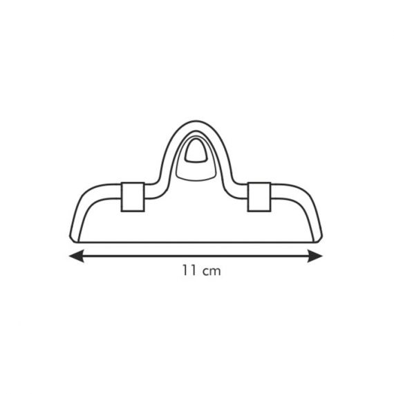 420764 CLIPSA PENTRU PACHETE 11 CM, 2 BUC PRESTO