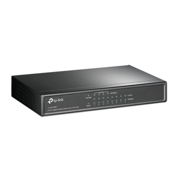 8-PORT GIGABIT DESKTOP POE SWITCH TL-SG1008P
