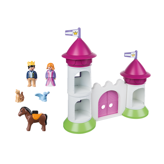 PM9389 CASTLE WITH STACKABLE TOWERS 1.2.3