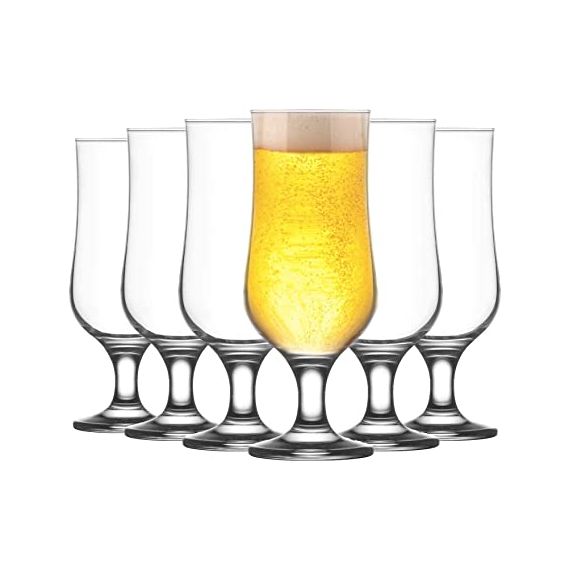 SET PAHARE STICLA PENTRU BERE 385ML 6PC LV-NEV576F LAV