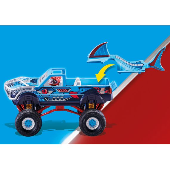 PM70550 STUNT SHOW SHARK MONSTER TRUCK