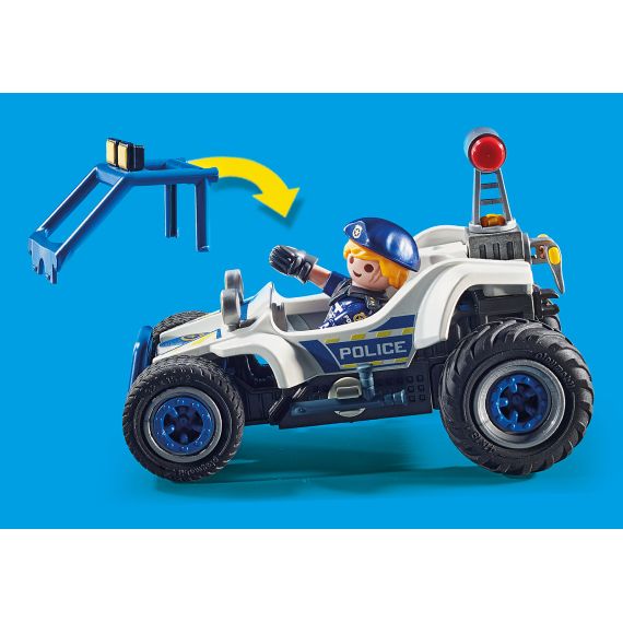 PM70570 POLICE OFF-ROAD CAR WITH JEWEL THIEF