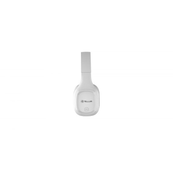 CASTI BLUETOOTH, OVER-EAR, PULSE, MICROFON, TIMP DE JOC MUZICAL P?N? LA 8H,  TELLUR WHITE  TLL511371