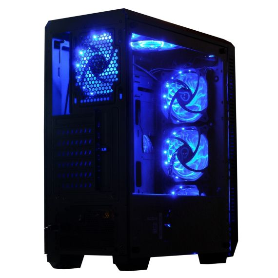 CASE SPACER - GAMING, MIDDLE TOWER, ATX, , FARA SURSA, STICLA SECURIZATA, 6 X FAN, USB 2.0 X 2, USB 3.0 X 1, JACK 3.5MM X 2, MESH ,"SP-GC-04"