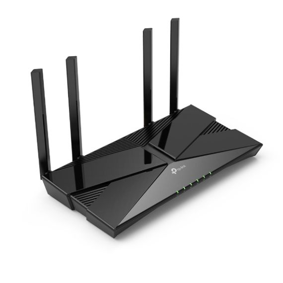TP-LINK ARCHER AX23, AX1800 DUAL-BAND WI-FI 6 ROUTER, SPEED: 574 MBPS AT 2.4 GHZ + 1201 MBPS AT 5 GHZ, SPEC: 4X ANTENNAS, DUAL-CORE CPU, 1X GIGABIT WA