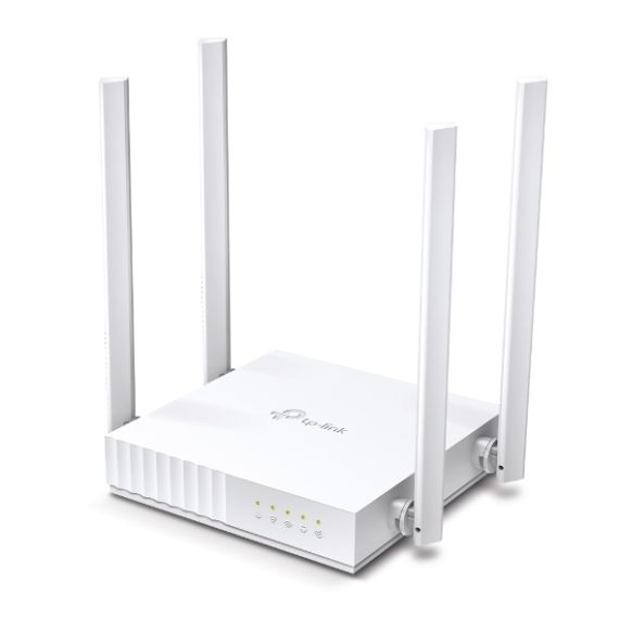TP-LINK ARCHER C24, "AC750 DUAL BAND WI-FI ROUTER, SPEED: 300 MBPS AT 2.4 GHZ + 433 MBPS AT 5 GHZ, SPEC: 4?ANTENNAS, 1?10/100M WAN PORT, 4?E10/100M LA