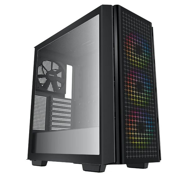 CARCASA DEEPCOOL CG540 / W/OPSU / SIDE-WINDOW / 4X120MM / ATX / BLACK