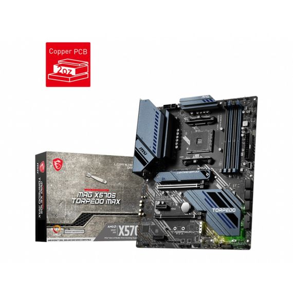 PLACA DE BAZA MSI MAG X570S TORPEDO MAX / SOCKET AM4 / AMD X570