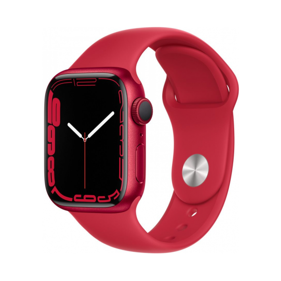ЧАСЫ APPLE WATCH SERIES 7 41MM MKHV3 GPS + LTE RED