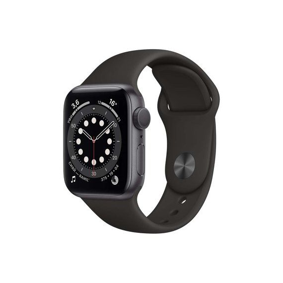 APPLE WATCH SERIES 6 40MM M06P3 GPS + LTE SPACE GRAY ALUMINUM CASE WITH BLACK SPORT BAND