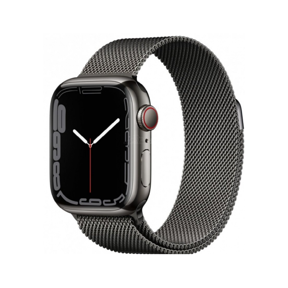 SERIES 7 GPS + LTE (MKJ23) 41MM GRAPHITE STAINLESS STEEL WITH GRAPHITE MILANESE LOOP